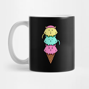 Cats Kitty Cat Ice Cream Kitten Miau Gift Mug